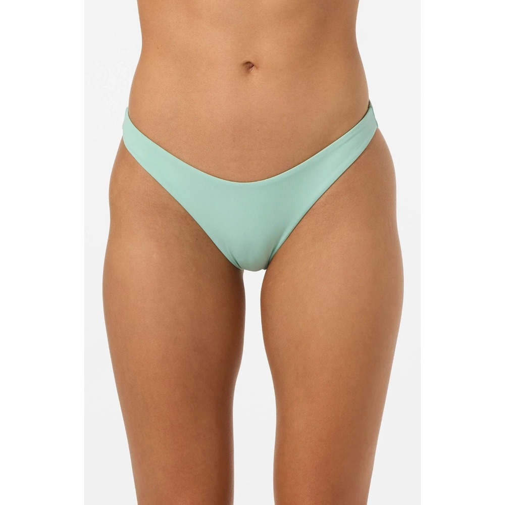 O'Neill Saltwater Solids Rockley Bikini Bottom Medium Coverage Opal Size S NWT